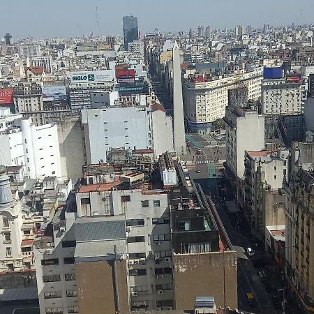 Que Mejor Vista Del Obelisco Piso A La Calle Corrientes Buenos Aires Exteriér fotografie