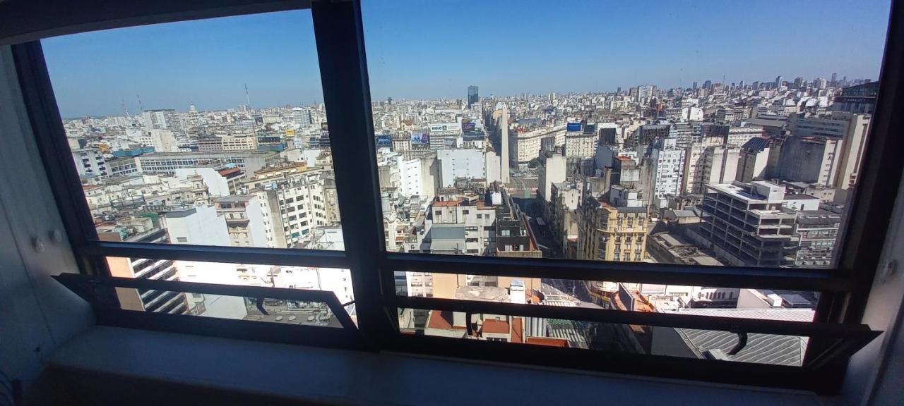 Que Mejor Vista Del Obelisco Piso A La Calle Corrientes Buenos Aires Exteriér fotografie