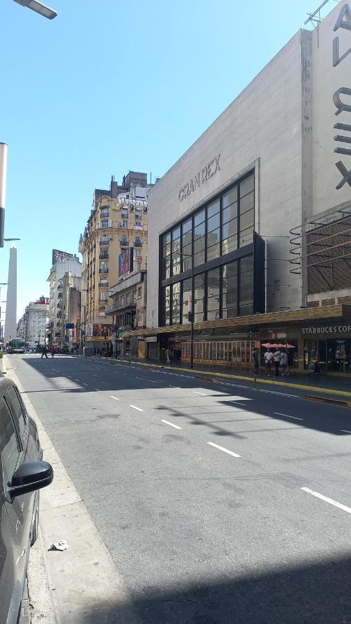 Que Mejor Vista Del Obelisco Piso A La Calle Corrientes Buenos Aires Exteriér fotografie